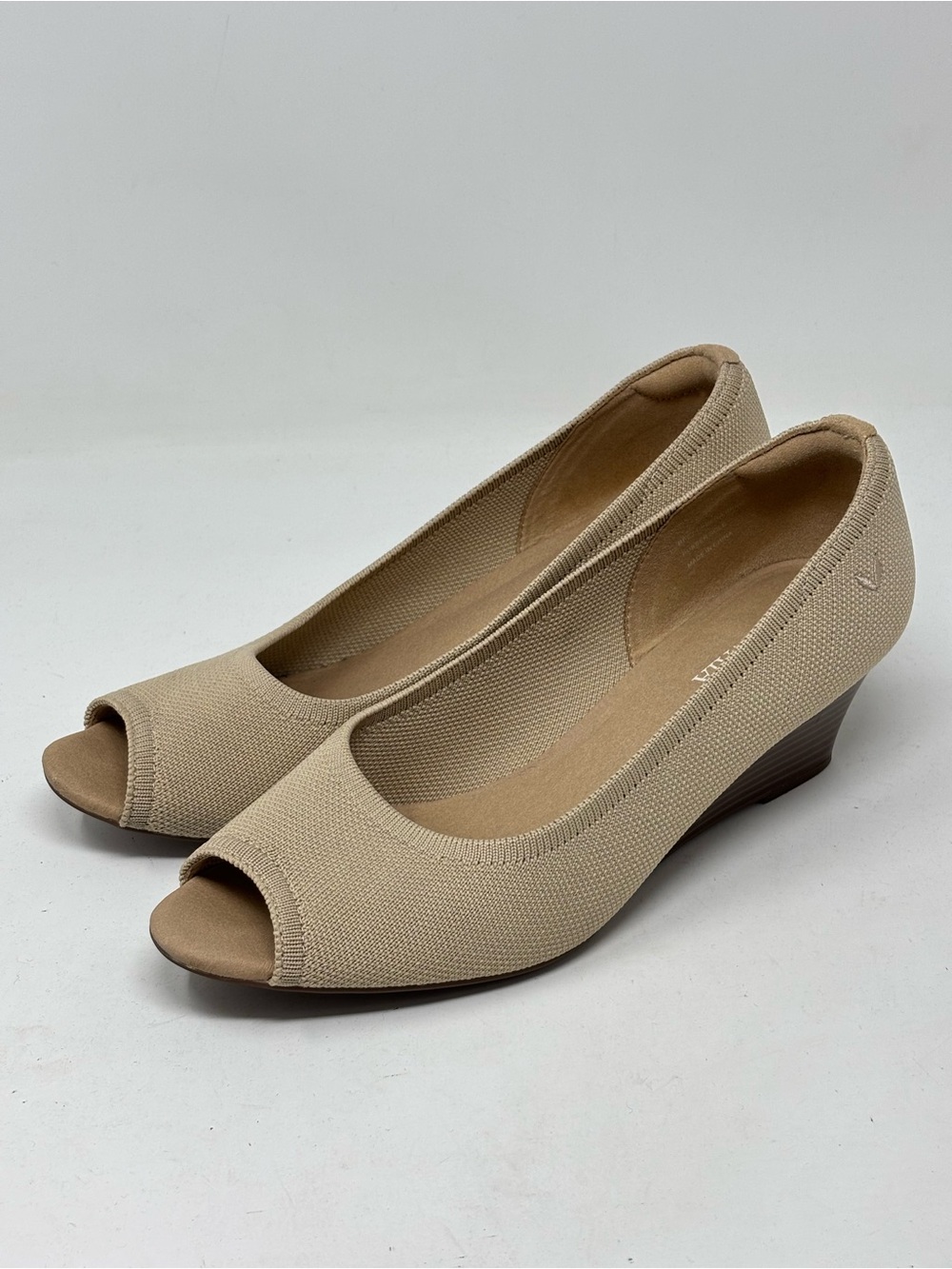 VIVAIA peep toe almond wedges Tamia size 40 (9) - Picture 2 of 14